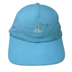 Luxor Las Vegas Baseball Cap Blue One Size Adjustable Embroidered 6 Panel